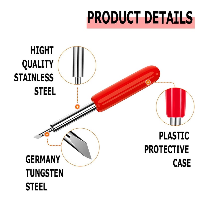 THANMAO 40 Pcs Replacement Blades Compatible with Explore Air 2/Air 3 /Maker/Maker 3/4 Cutting Machines - includ 10PCS Fine-Point Blades, 20PCS Standard Blaeds and 10PCS Deep Cutting Blades - Image 4